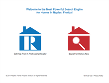 Tablet Screenshot of naplesrealestatesearch.info